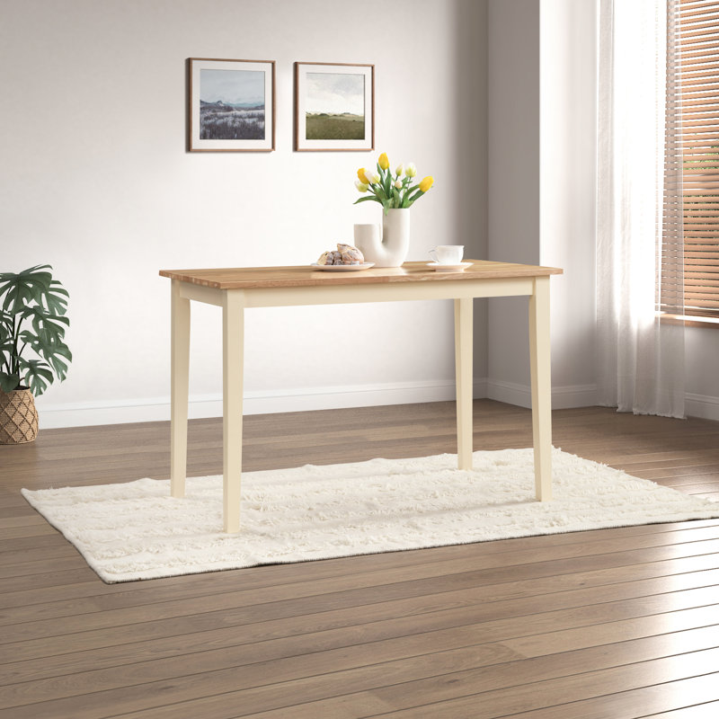 Zinus farmhouse wood dining table sales